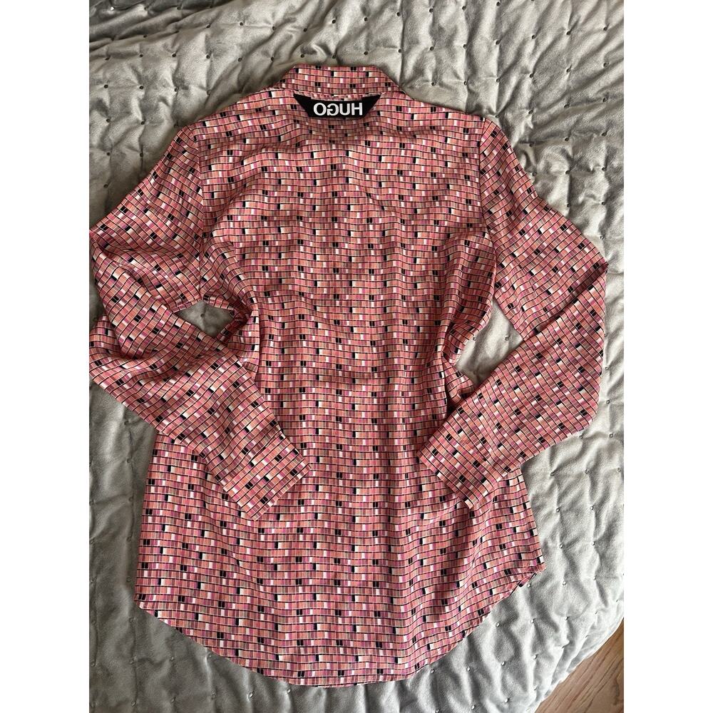 hugo boss 100% silk women shirt size 4